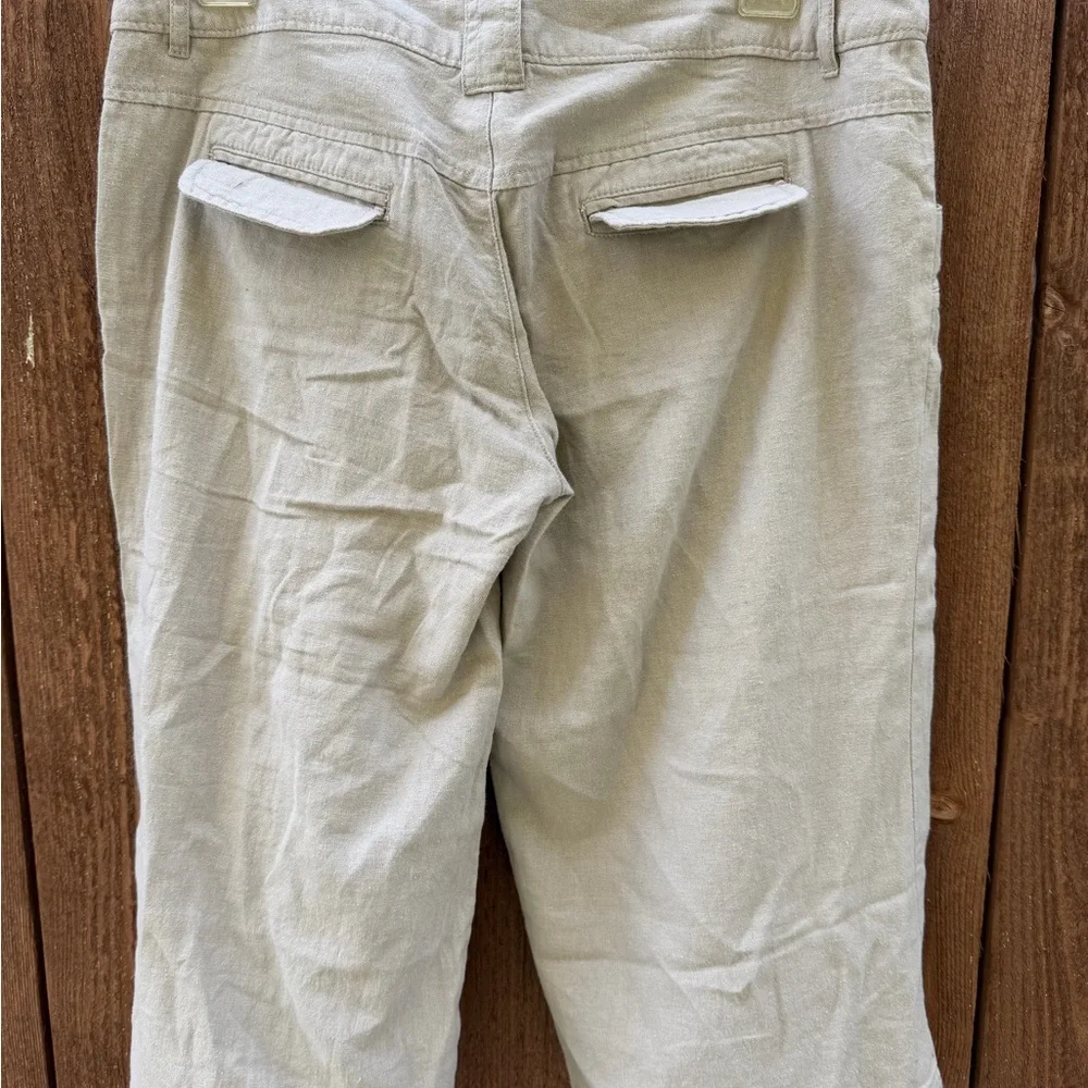 Forever capri/bermuda beige pants